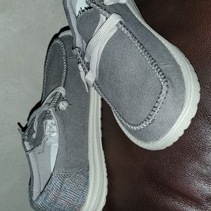 NWOT Mr J Grey slip ons like a hey dudes